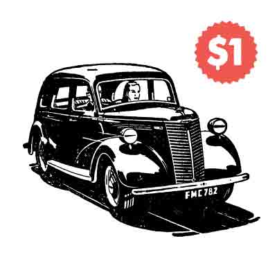 Vintage Car Vector Illustration