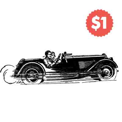 Vintage Car Illustration